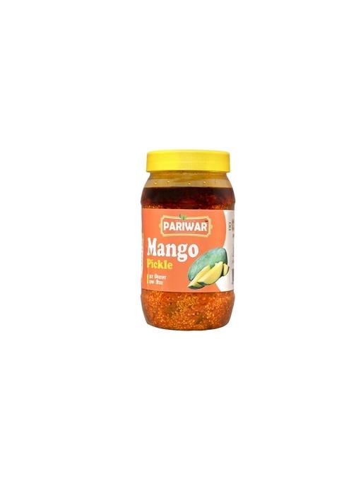 Pariwar Mango Pickle | Tangy Spiced Pieces For Rotis Parathas Rice Meals Thalis Lunch Boxes Snacks Home Dining Traditional Indian Achar Jar 200G
