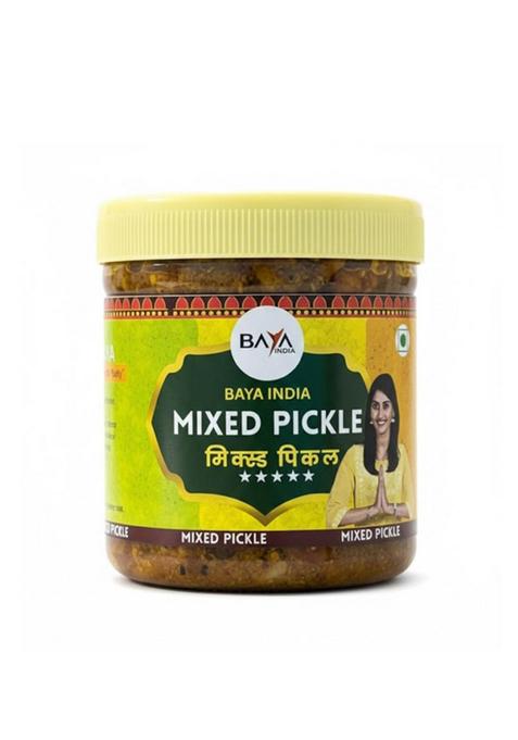 Baya India Combo Pickle Pack Aam | Lal Bharwa Mirchi Mixed – 250G Each