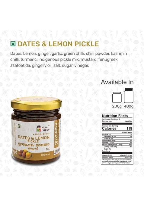 Nonu Pappy Dates Lemon Pickle 400G