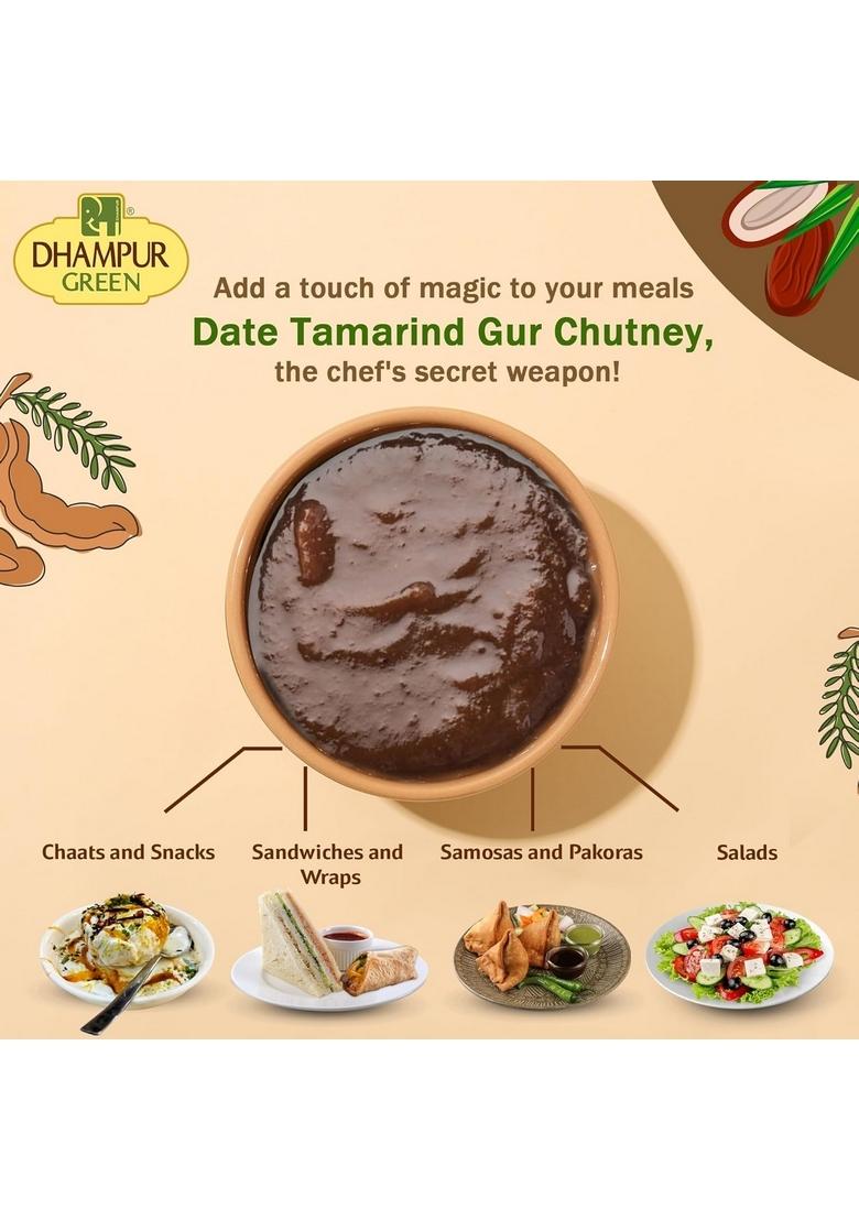 Dhampure Speciality Tamarind Date Chutney 400Grams | Imli Chuhara Khatti