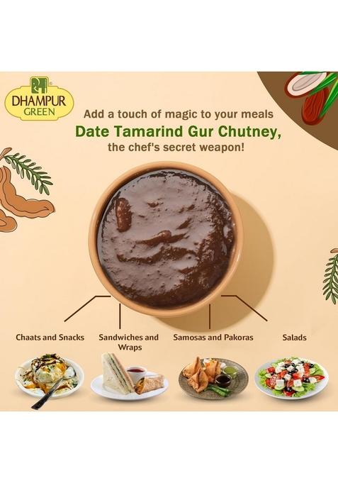 Dhampure Speciality Tamarind Date Chutney 400Grams | Imli Chuhara Khatti