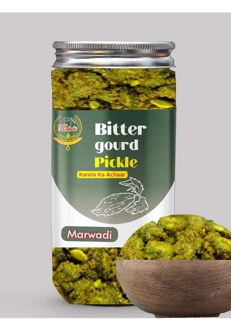 Kababi Marwadi Karele Bittergourd Pickle Homemade Ka Aachar 400G Mother’S Recipe | Organic North Indian Healthy Traditional Home Made Achaar