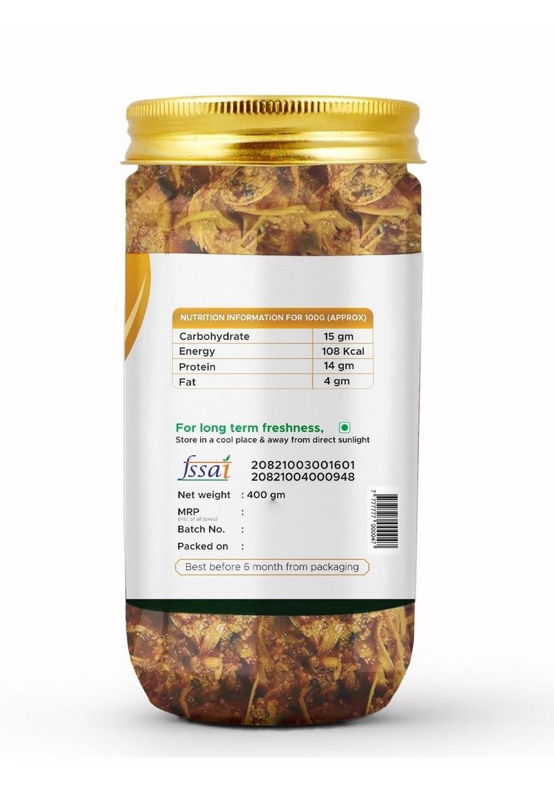 Gapru Pickle Mother Special Jackfruit Homemade Fresh Kathal Ka Aachar 400G | Organic North Indian Healthy Traditional Home Made Achaar