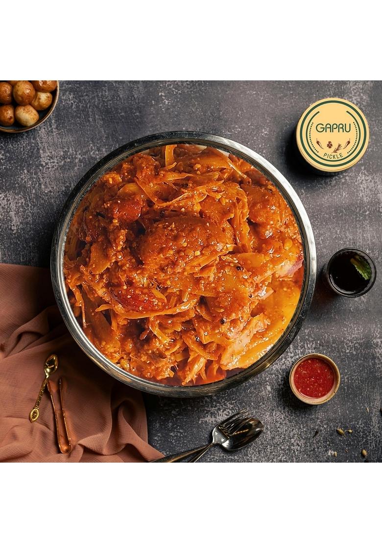 Gapru Pickle Mother Special Jackfruit Homemade Fresh Kathal Ka Aachar 400G | Organic North Indian Healthy Traditional Home Made Achaar