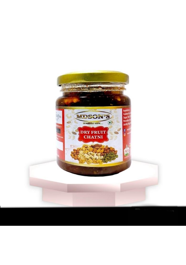Mdson'S Dry Fruits Chutney | Cashew Raisins Dates Red Chilli Powder Black Salt 1Kg Pack Of 1 Ms Fruit