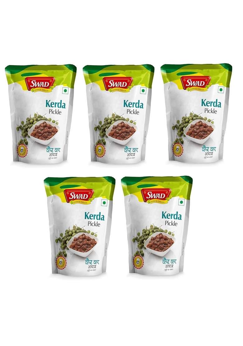 Swad Delicious Tenti Dela Pickle Kerda Achar Gunda 200G Pack Of 5 - Indya