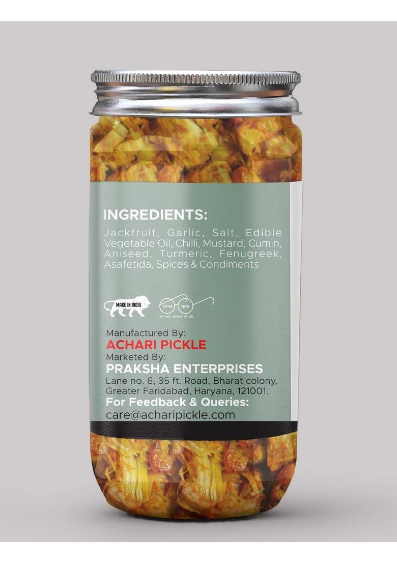 Achari Pickles Punjabi Kathal Lehsun Ka Achar I Homemade Tasty Pickle 400 Gm Jackfruit Garlic Taste Bhi Health Organic