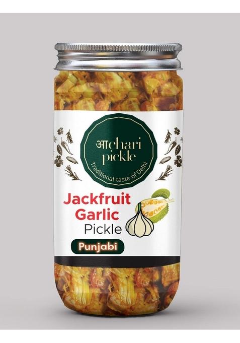 Achari Pickles Punjabi Kathal Lehsun Ka Achar I Homemade Tasty Pickle 400 Gm Jackfruit Garlic Taste Bhi Health Organic