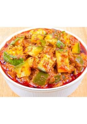 Sun Grow Organic Handmade Rajasthani Spicy Mango Pickle In Pure Mustard Oil And Low Salt 850G