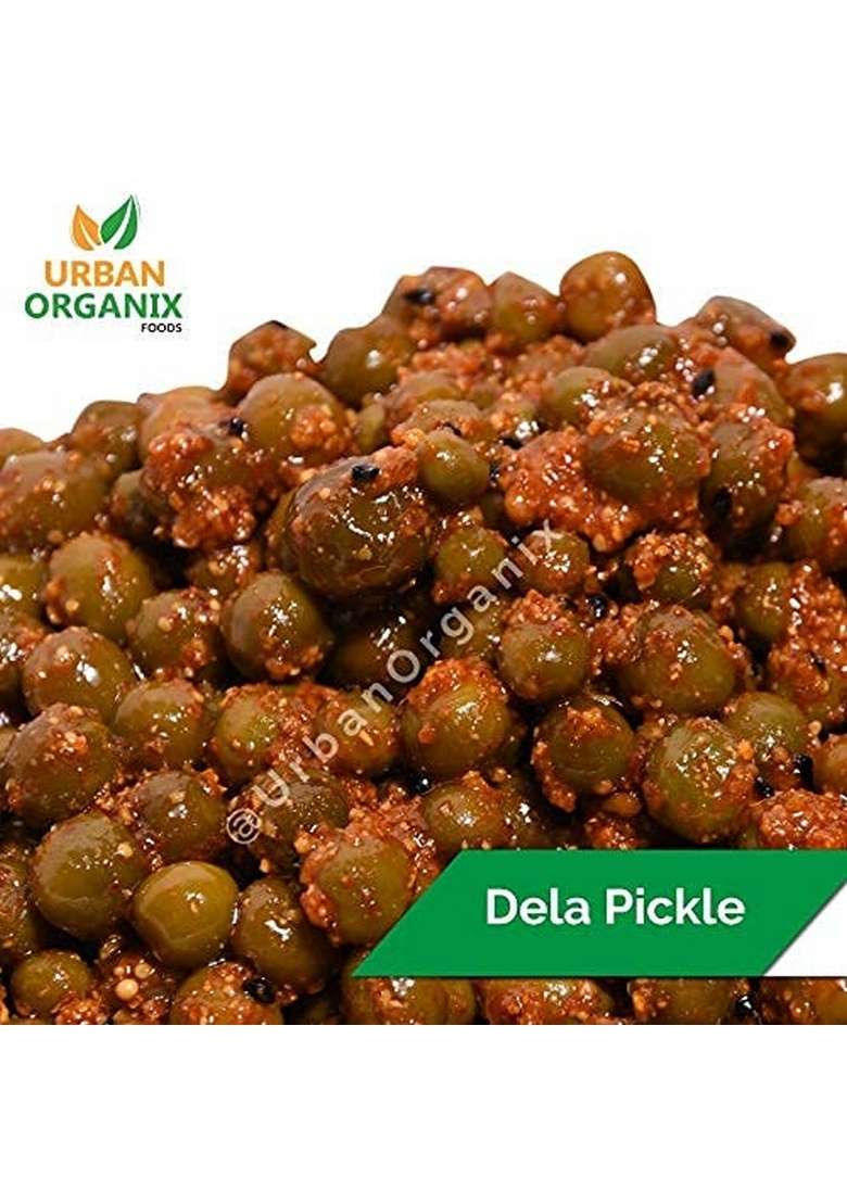 Urban Organix Foods Home Made Ker Dela Teet Ka Rajasthani Marwadi Pickle Achar 400Gm Healthy Diet For Life - Indya