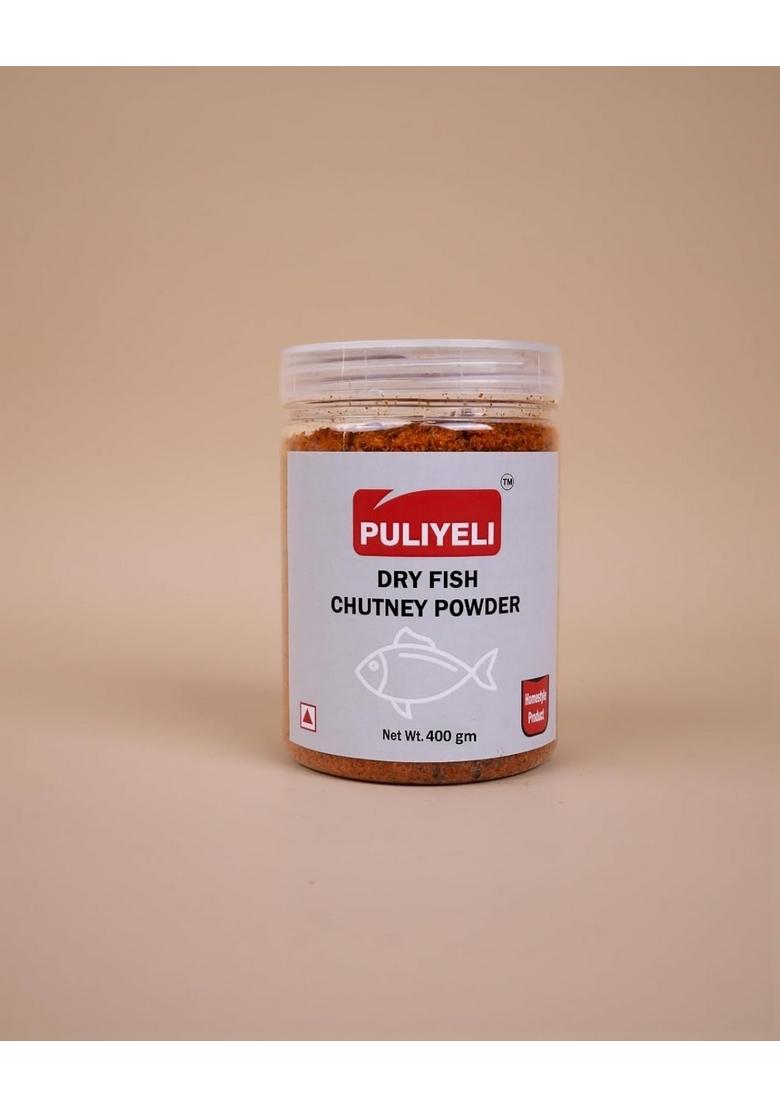 Puliyeli Dry Fish Chutney Powder 400Gm Tasty | Natural Ingredients Perfect With Idli Dosa Rice Protein Rich South Indian