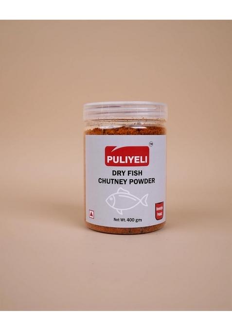 Puliyeli Dry Fish Chutney Powder 400Gm Tasty | Natural Ingredients Perfect With Idli Dosa Rice Protein Rich South Indian