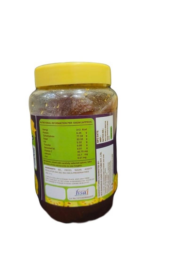 Banarasi Kashi Culture Bel Murabba | Premium Bael Fruit Preserves With Carefully Selected Spices For Enhanced Flavor 500Gm