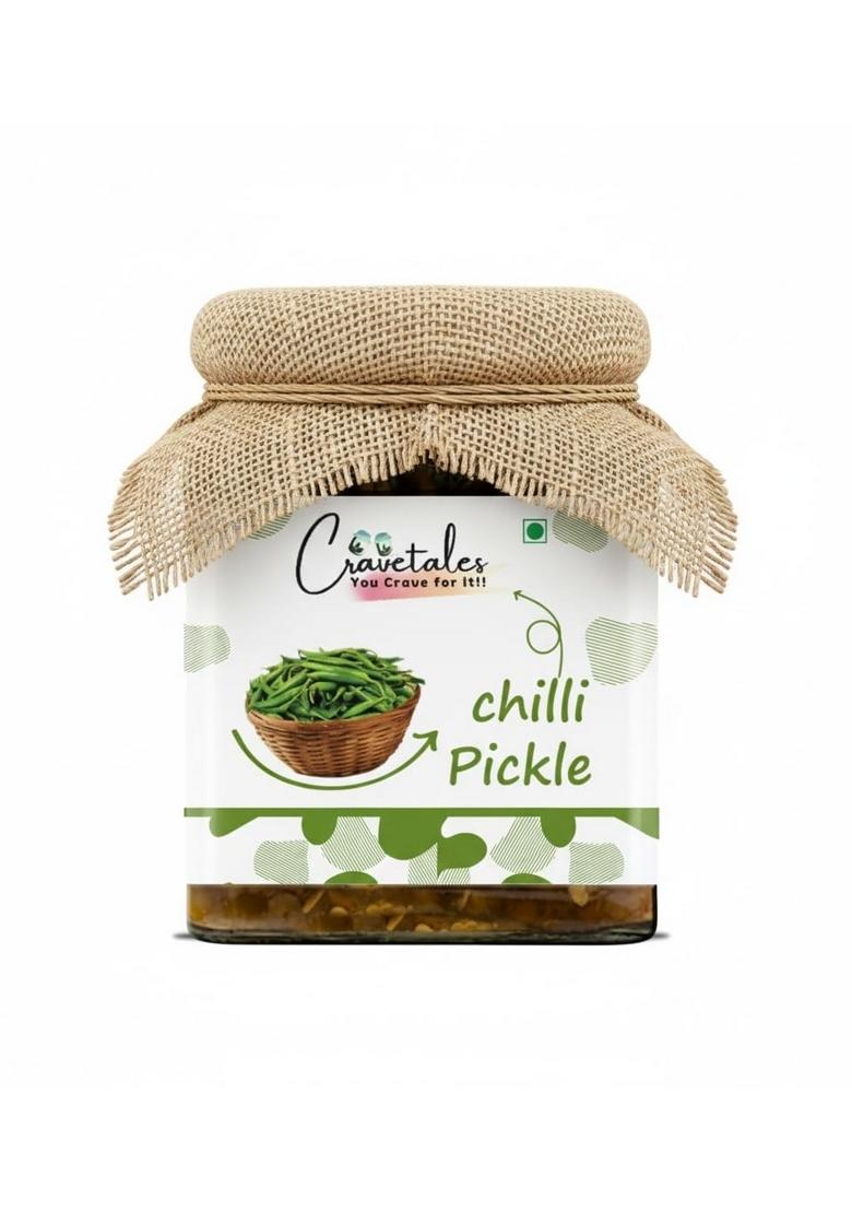 Cravetales Chilli Pickle 250G 100 Natural Homemade Tasty Healthy No Artificial Color Flavor Palm Oil Free