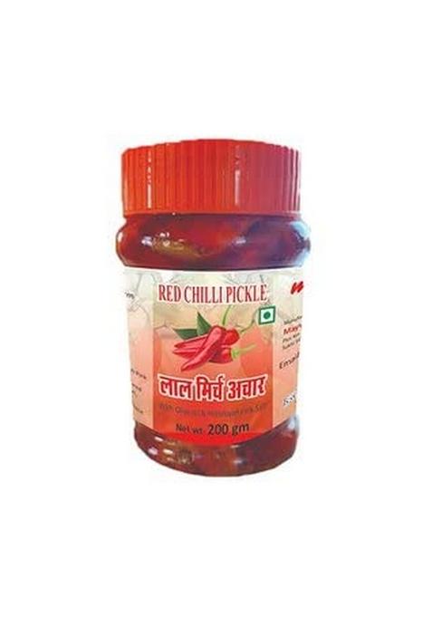 Mealsumm Red Chilli Pickle In Olive Oil Low Sodium 200 Gm