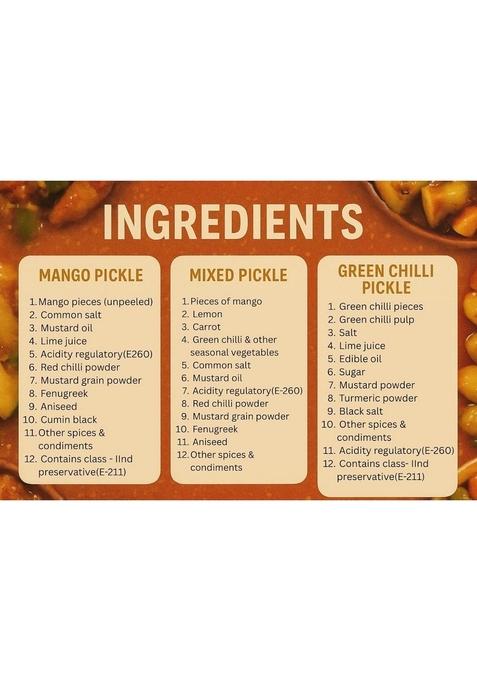 Mansa 900G Pickle | Combo Pack Buy 2 Get 1 Free