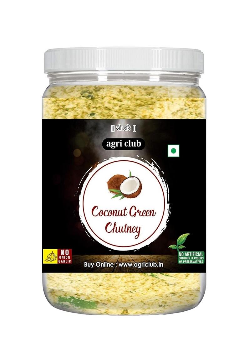 Agri Club Coconut Green Chutney 400Gm Pack Of 2 Each 200 Gm Instant Ready Mix