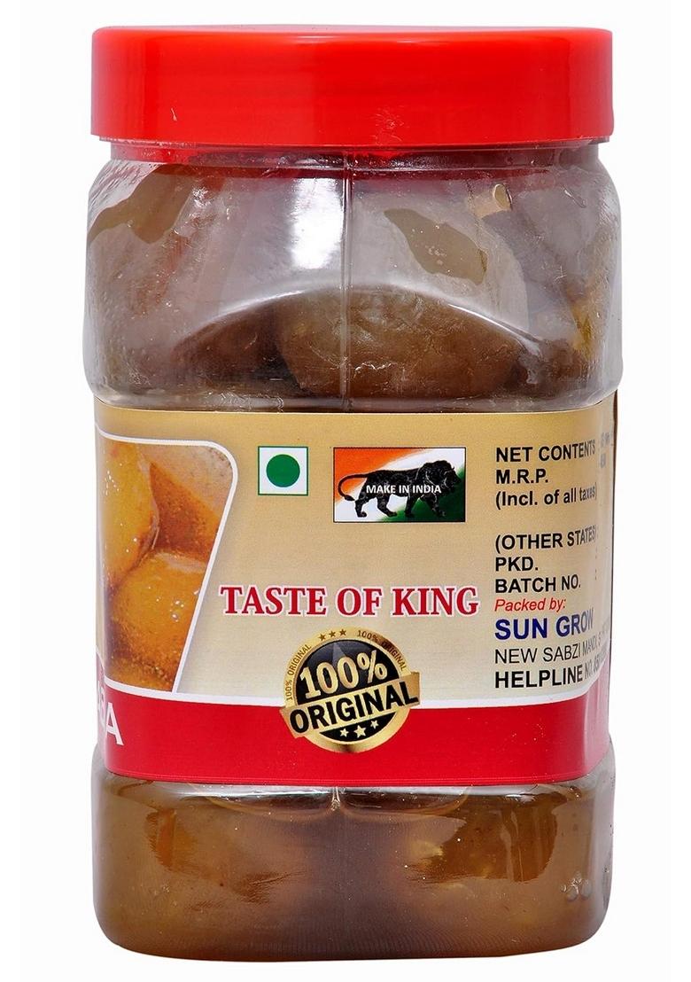 Sun Grow Home Made Hand Mother Herbal Organic Amla Murabba Good For Blood Circulation Ingredient Honey Fenugreek Clove Elam Crystals Cardamom Natural Brown Sugar Elichie Palm 900 Grams