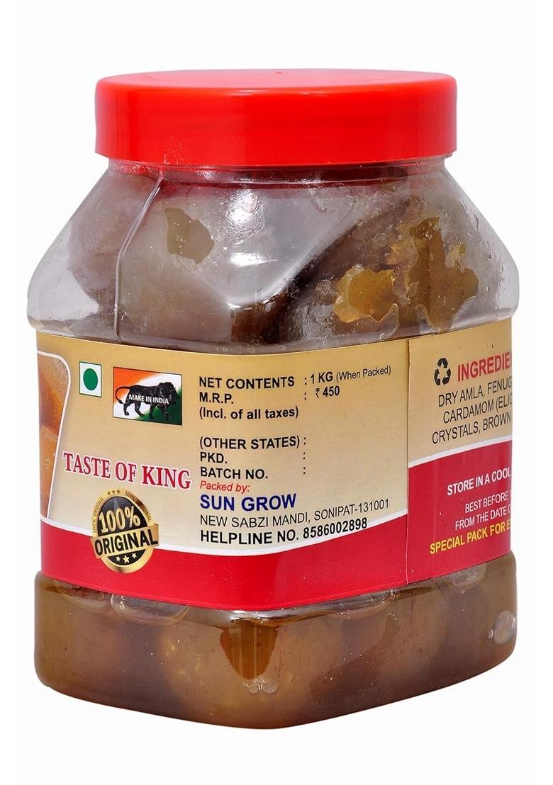 Sun Grow Home Made Hand Mother Herbal Organic Amla Murabba Good For Blood Circulation Ingredient Honey Fenugreek Clove Elam Crystals Cardamom Natural Brown Sugar Elichie Palm 900 Grams