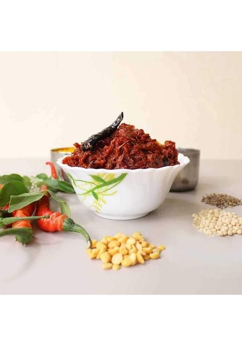 Sitara Foods Brahmin Red Chilli Pickle Without Garlic Pandu Mirapakaya Pachadi Made For Brahmins 1000 Grams Pack