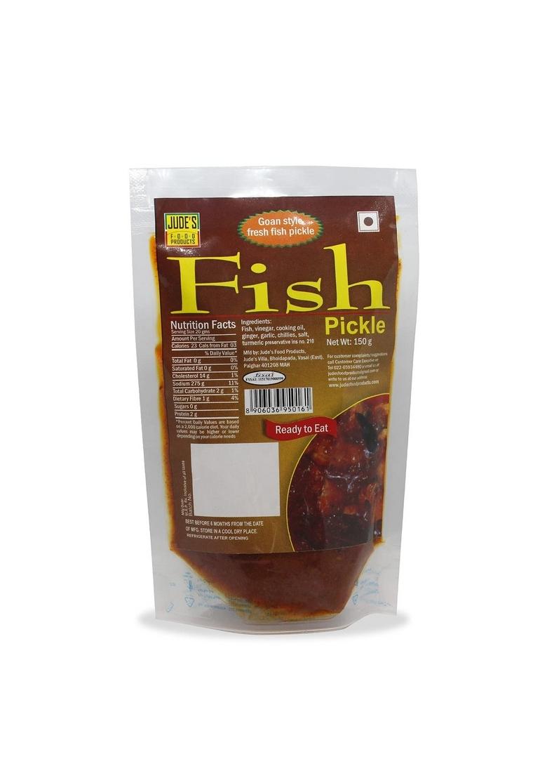 Jude'S Food Products Fish Pickle | Fresh Ready To Eat Non Veg Mori Seafood 150 Gms