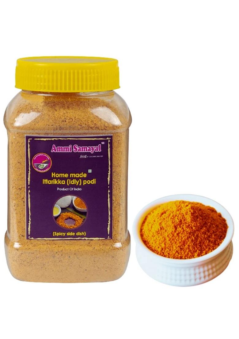 Ammi Samayal Homemade Idly Podi Ittarikka Powder | Authentic Chutney For Idli Dosa Traditional South Indian Spice Blend 200G Pack Of 2