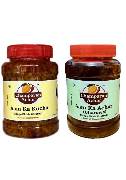 Champaran Achar Aam Ka Kucha | Grated Mango Pickle Homemade Traditional Spicy Tangy Taste No Preservatives 250G