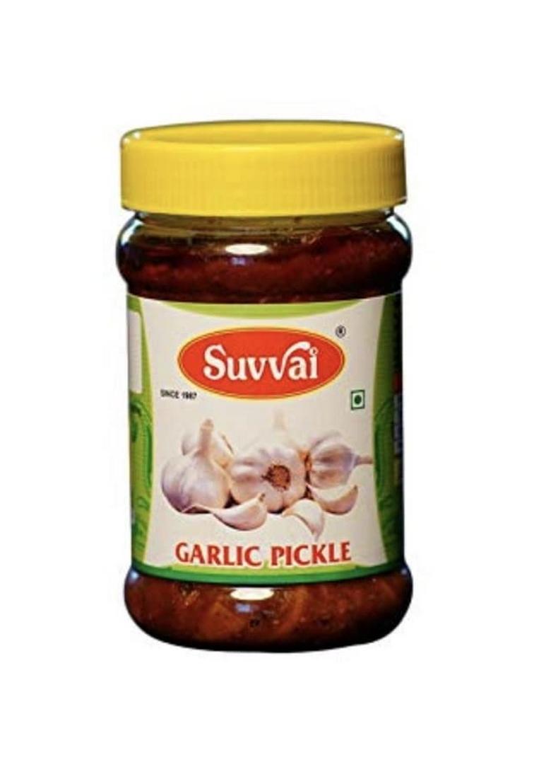 Suvvai Garlic Pickle Traditional Homemade Taste 300 Gm Pack Of 2