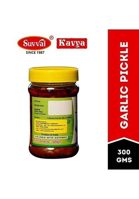 Suvvai Garlic Pickle Traditional Homemade Taste 300 Gm Pack Of 2
