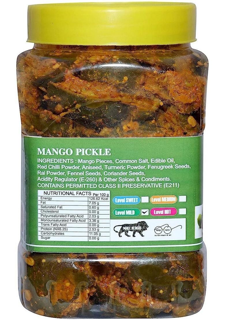 Daily Food Natural Mango Pickle Aam Ka Achar Traditional Punjabi Flavor Tasty 400 Gms