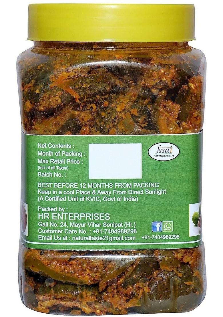 Daily Food Natural Mango Pickle Aam Ka Achar Traditional Punjabi Flavor Tasty 400 Gms