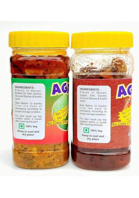 Agrawal'S Mango Pickle 450 Gms Sweet Combo