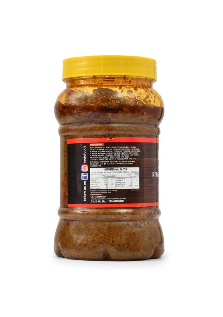 Testo Red Chilli Stuffed Pickle 1Kg