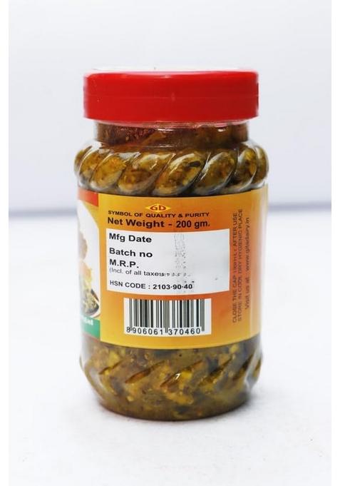 Golden Chilli Pickle – Hot Spicy Green Infused With Indian Spices 200Gm