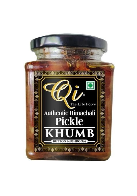 Minchy'S Qi Khumb Pickle 300G | Button Mushroom No Preservatives Ka Achar Achaar