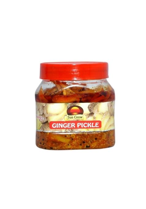 Sun Grow Food Homemade Ginger Pickle Traditional Punjabi Flavor Tasty Spicy 500Gm