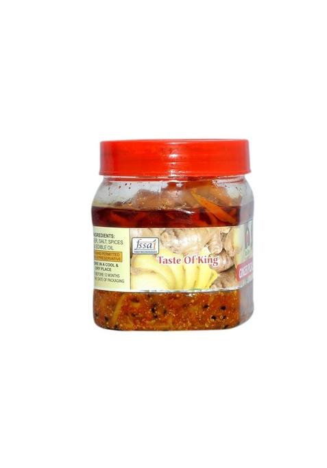 Sun Grow Food Homemade Ginger Pickle Traditional Punjabi Flavor Tasty Spicy 500Gm