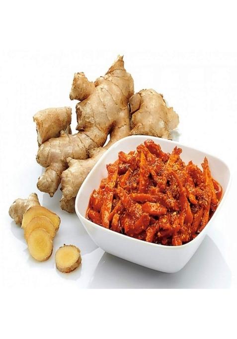 Sun Grow Food Homemade Ginger Pickle Traditional Punjabi Flavor Tasty Spicy 500Gm