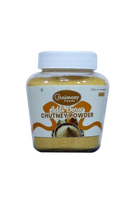 Animony Foods Idli Dosa Chutney Powder | Authentic South Indian Recipe Instant Mix For No Preservatives Ready To Eat 200G