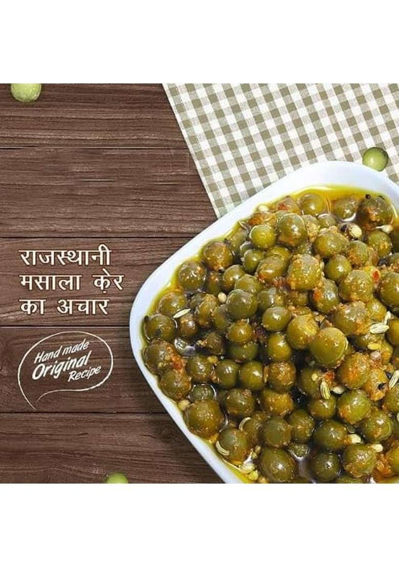 Ichha Special Marwadi Natural Fresh Homemade Ker Flavour 1Kg Achar - Indya