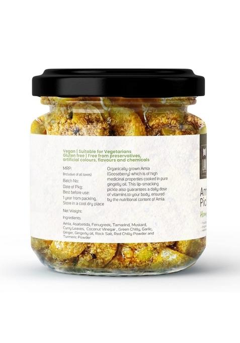 Looms Weaves Weaves™ Homemade Amla Gooseberry Pickle Handmade Preservative Free Grandma’S Secret Recipe Kerala Style