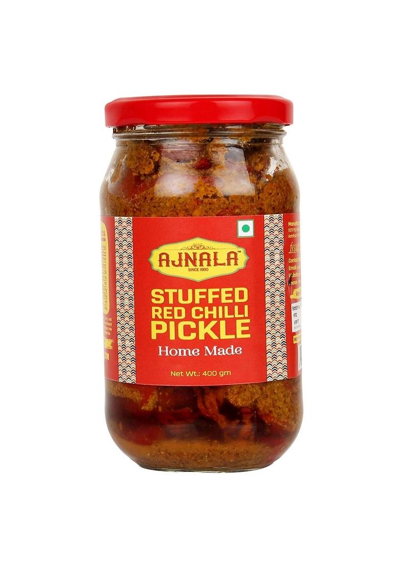 Ajnala Amritsari Pickles 400 Gms Stuffed Red Chilli Pickle
