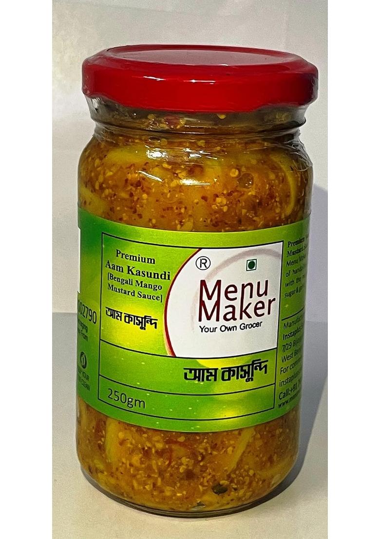 Menu Maker Select Premium Aam Kasundi [Mango Mustard Sauce] 250G Pack Of 2