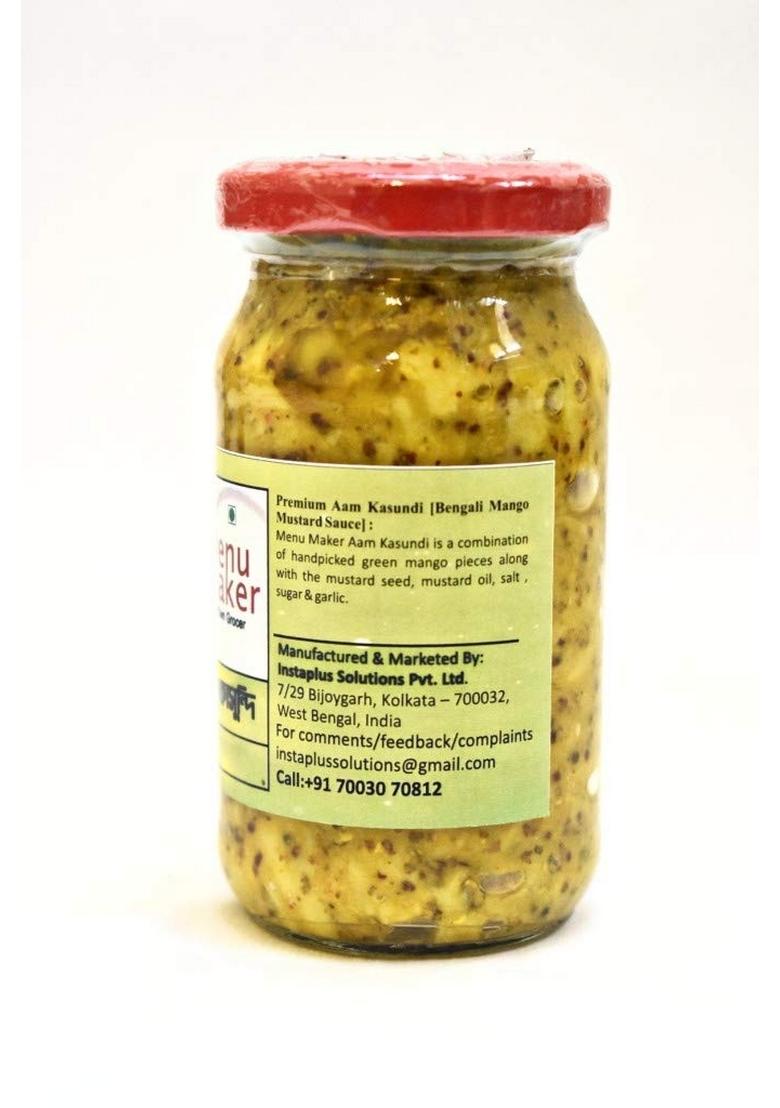 Menu Maker Select Premium Aam Kasundi [Mango Mustard Sauce] 250G Pack Of 2