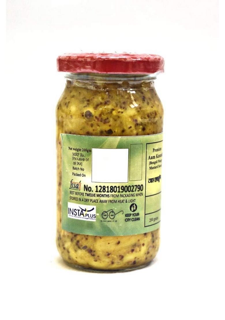 Menu Maker Select Premium Aam Kasundi [Mango Mustard Sauce] 250G Pack Of 2