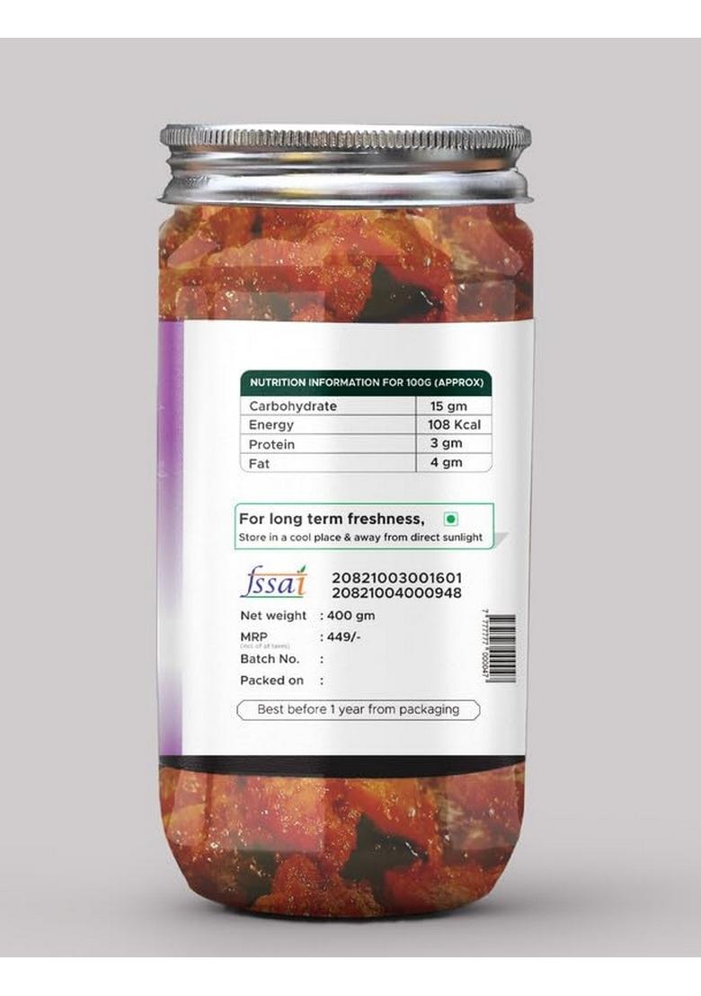 Achari Pickles Sweet Gobhi Gajar Shalgam Mango Chutney Mix Punjabi 400 Gm Ghar Ka Achar