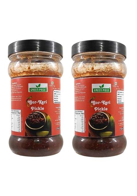 K3 Masala Green Piece Gor Keri Pickle 500Gm Pack Of 2 X 500 G