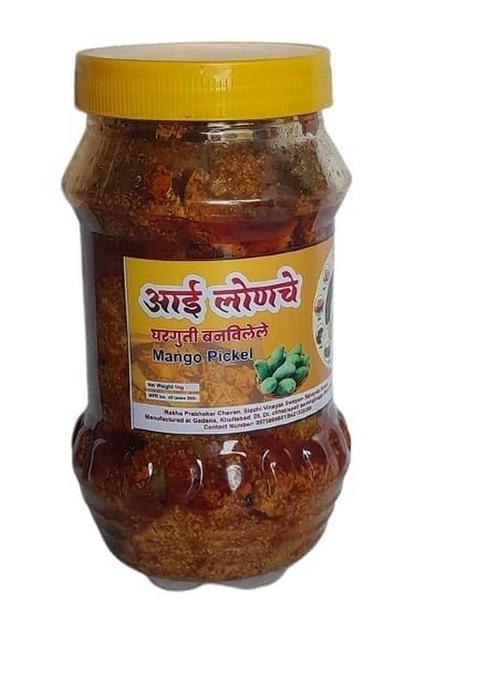 Mother Pickles Homemade Mango Pickle Traditional Indian Style Jar | Spicy Tangy Achar Authentic Raw Mustard Oil Kalonji Saunf Asafoetida Salt Mixed Spices Condiments Large01 1000 Gram