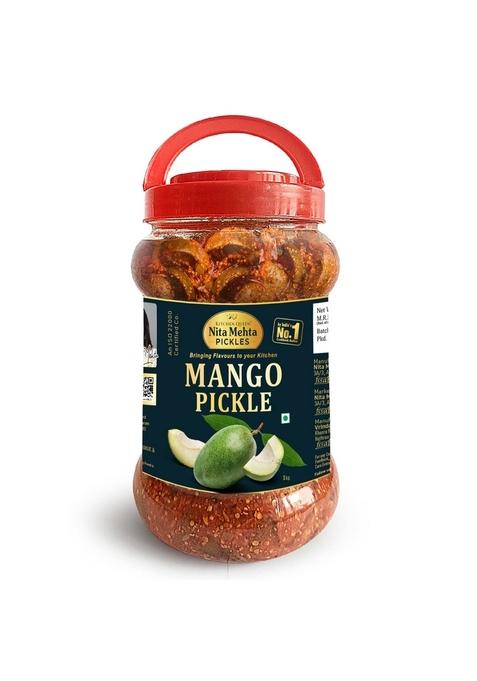 Kitchen Queen Nita Mehta Mango Pickle 1Kg | Aam Ka Achar Made With Pure And Organic Oil