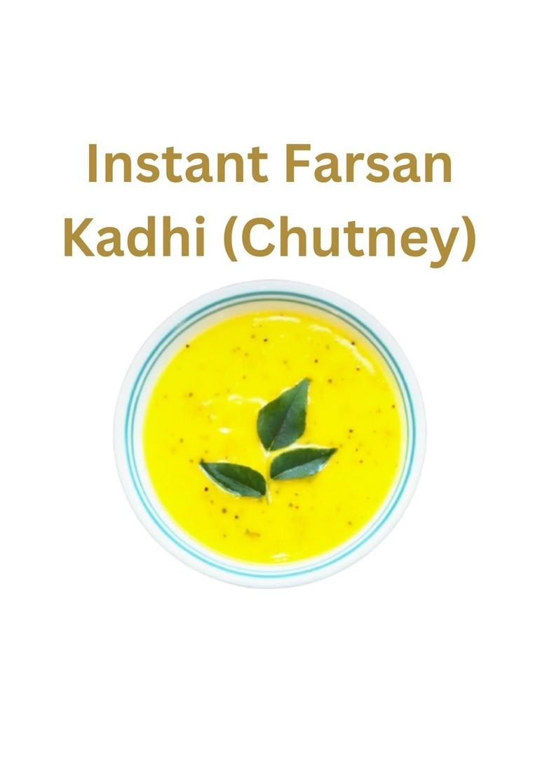 Kriv Foods Instant Farsan Kadhi Chutney Mix 360Gms Pack Of 6 60 Gms Each